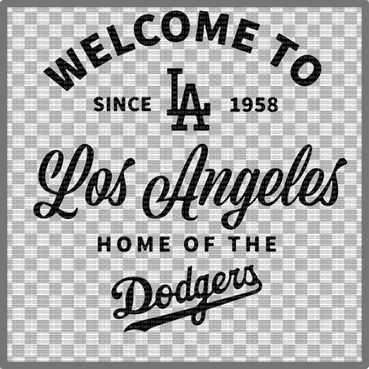 DODGERS BASEBALL WELCOME TO LA DTF TRANSFER