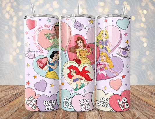 Princess Valentines 20oz Tumbler