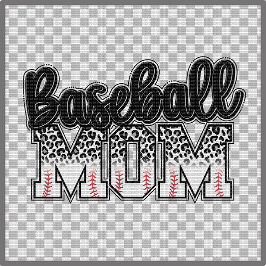 BASEBALL MOM CHEETAH DTF PRINT